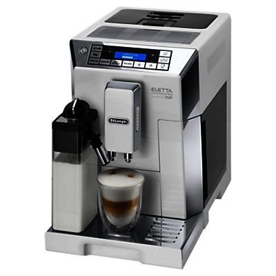 De'Longhi ECAM45.760 Eletta Flat White Bean to Cup Coffee Machine, White De'Longhi ECAM45.760 Eletta Flat White Bean to Cup Coffee Machine, White